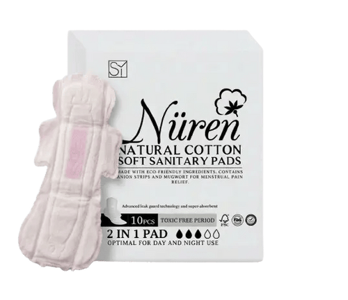 Organic Cotton Pads With NanoTech Mugwort Strip - NUREN